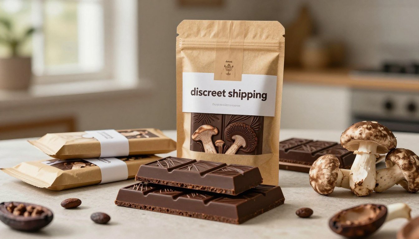Fusion Mushroom Chocolate Bars Discreet Shipping