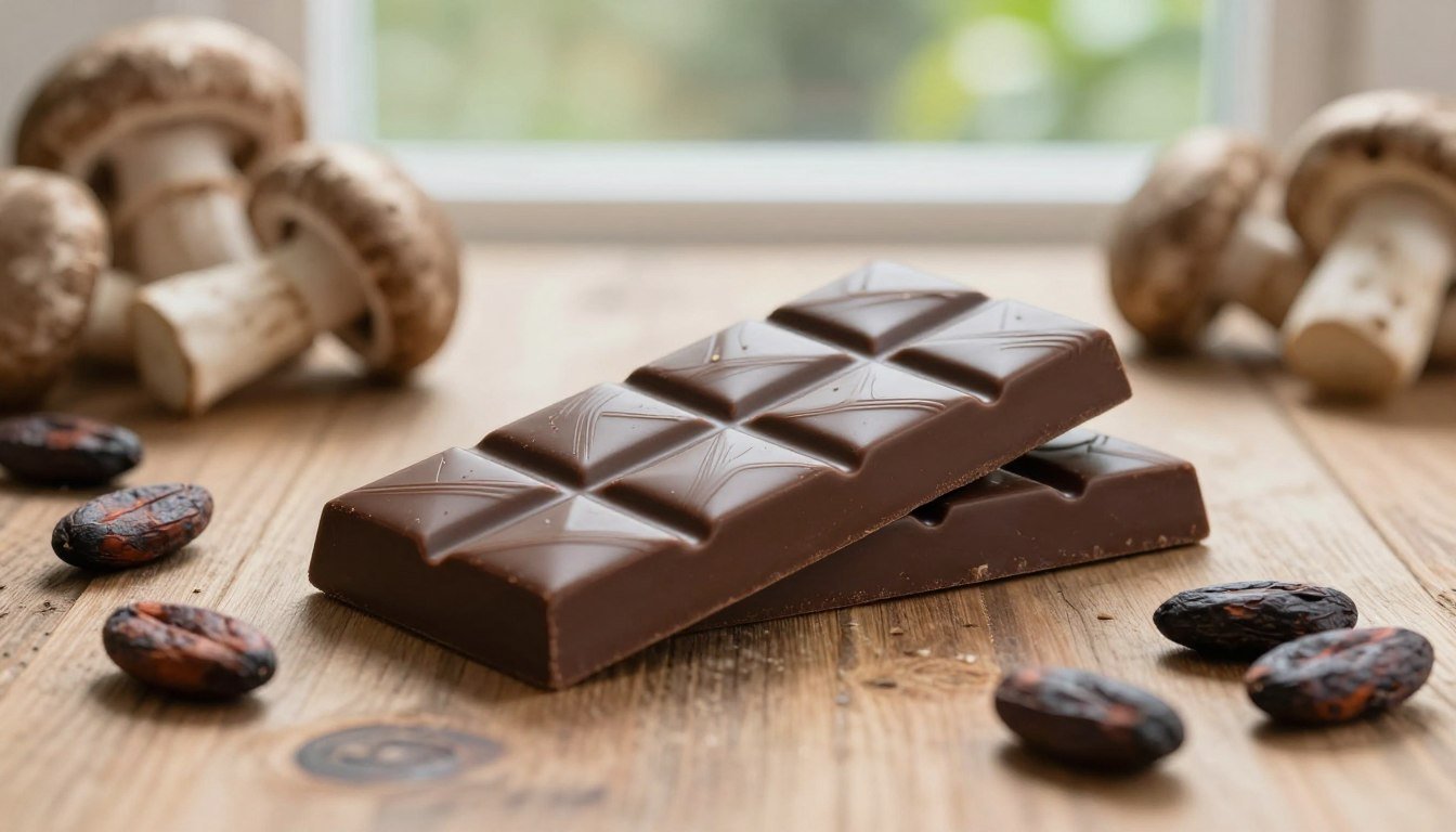 fusion mushroom chocolate bar